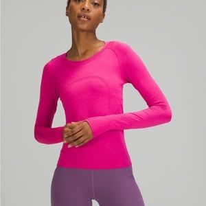 lululemon - swiftly tech long sleeve in Neon